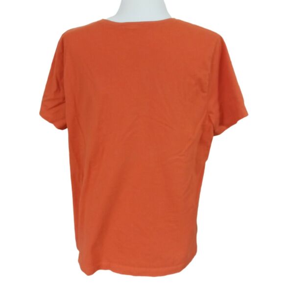 Orange Halloween T Shirt Ghost Pumpkin Spider Web BOO Graphic Girls JR 2XG - Picture 12 of 12